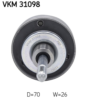 SKF Vezetőgörgő, hosszbordás szíj VKM31098_SKF